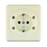 Grounded Double Sockets For Under The Plaster